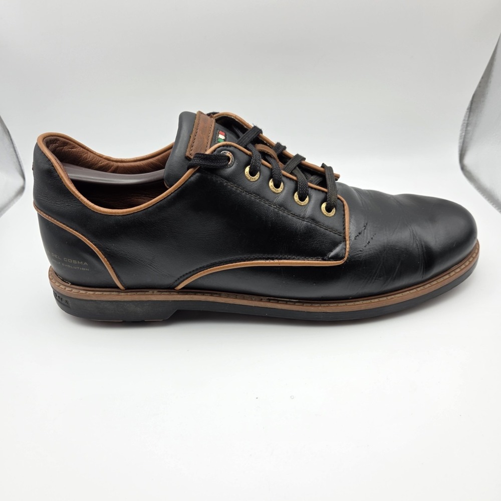 Duca Del Cosma Black Golf Shoes Men's EU 44 US 11 Comfort Non Slip Waterproof - Picture 6 of 14